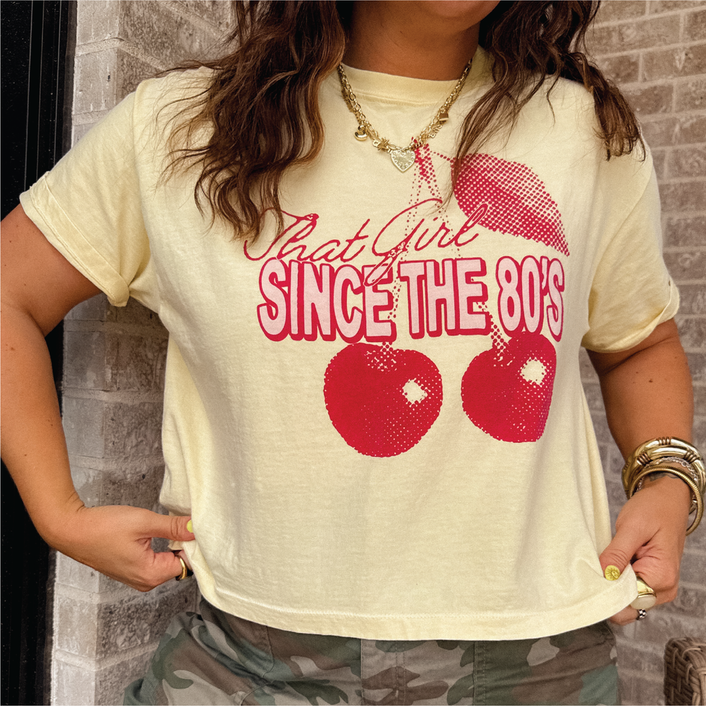 That Girl Boxy Cropped T-Shirt