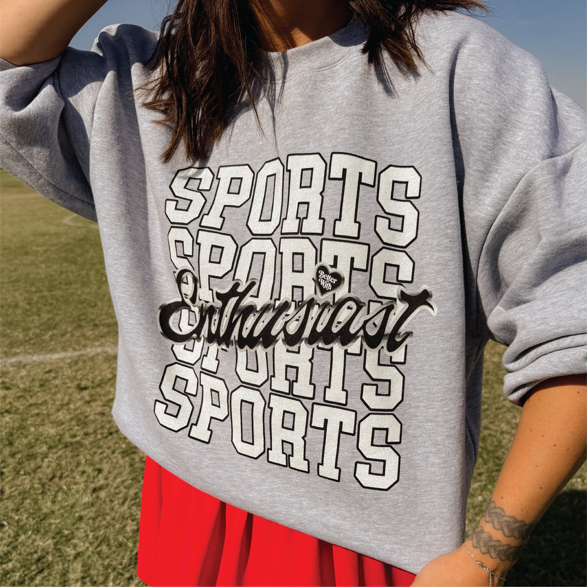 Sports Enthusiast Crewneck Sweatshirt