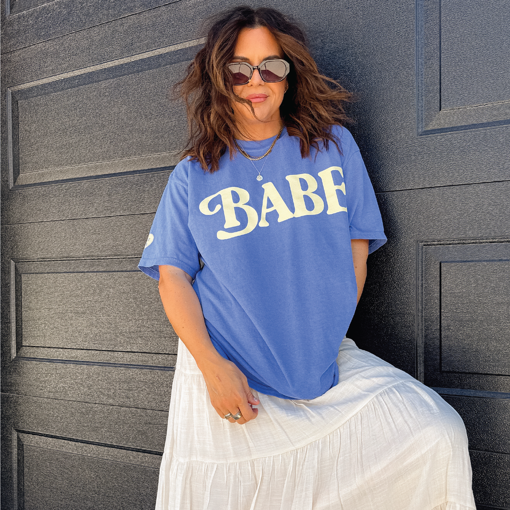 Babe T-Shirt - Flo Blue
